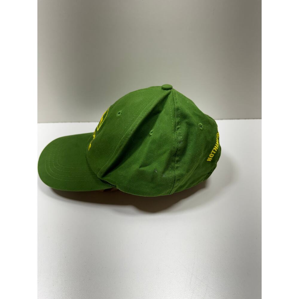 John Deere Green Ball Cap Hat One Size Fits All Embroidered Cary Francis Group - Picture 2 of 6
